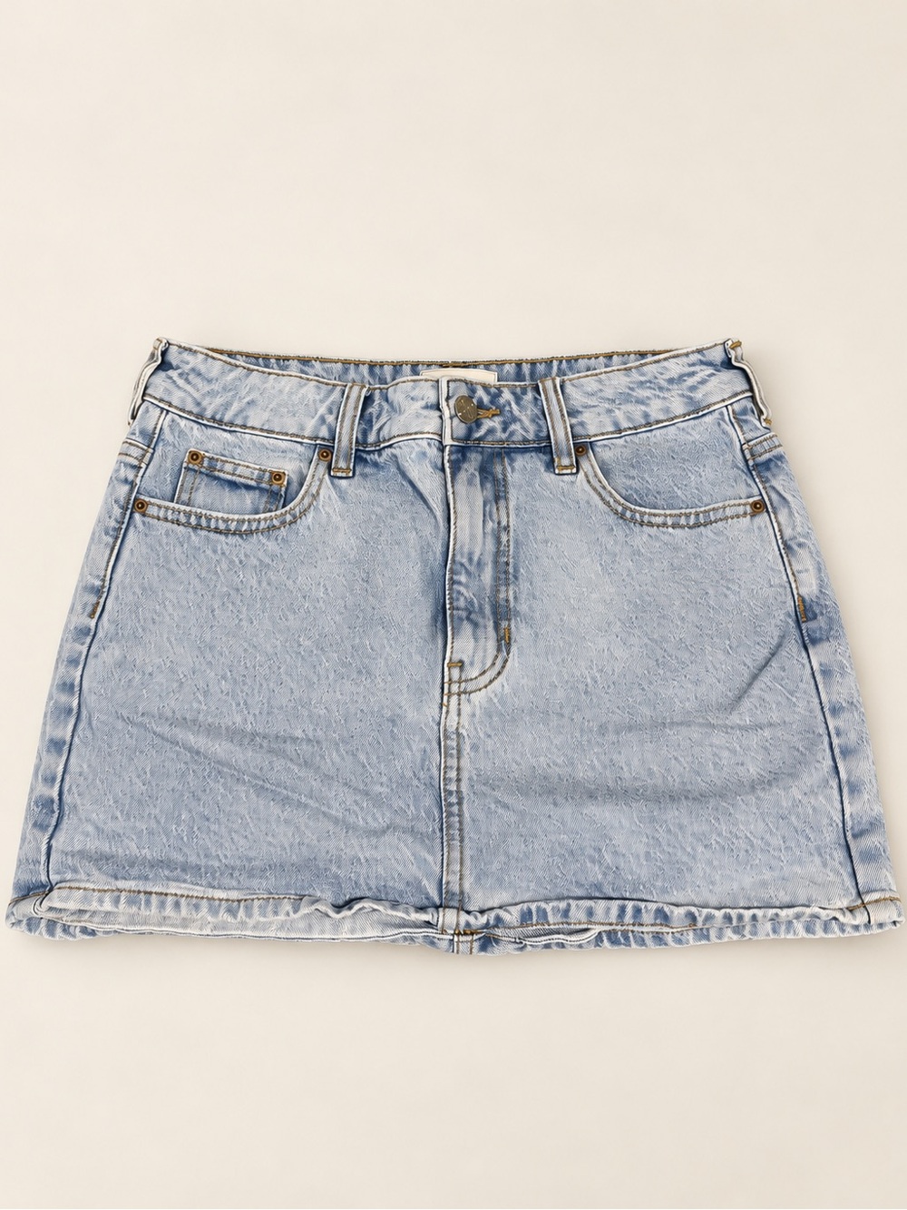 PacSun Pale Blue Denim Mini Skirt- Size 26